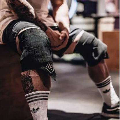 Exercise Equipment for Working Out - Compression Equipment Support Bands for Women and Men - Weightlifting Stabilizer Pads for Sports and Leg Workout Gym Straps