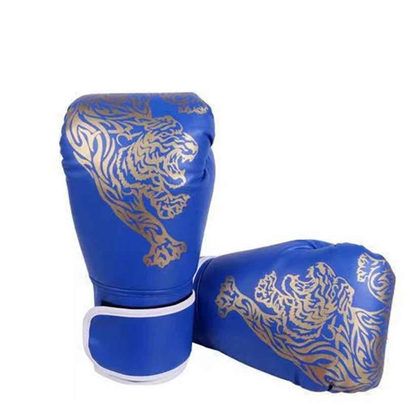 Adults Boxing Gloves Breathable PU Leather Fighting Gloves Children Boxing Training Kickboxing Gloves for Home Sport